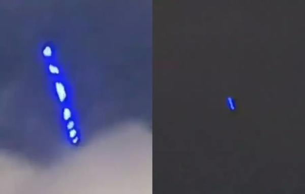 Жители Аризоны записали видео "инопланетного" голубого НЛО