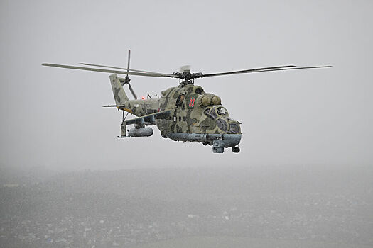 В Крыму разбился вертолет Ми-24